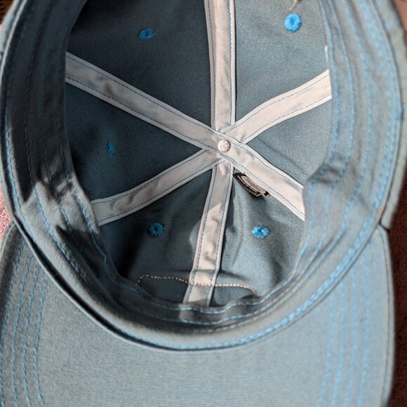 Patagonia wolf baseball hat cap blue main image 6